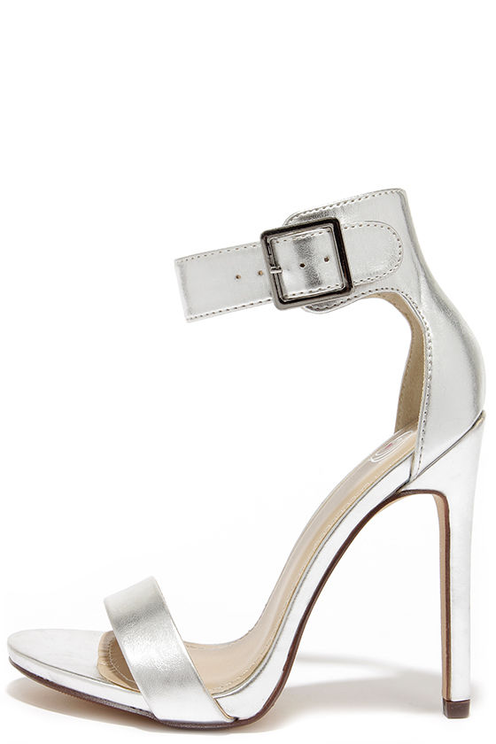 silver shoe strap