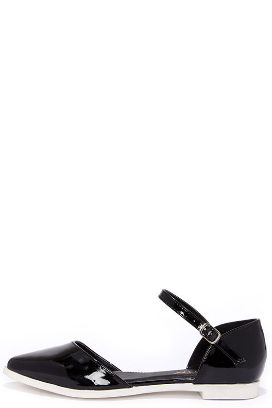pointed ankle flats