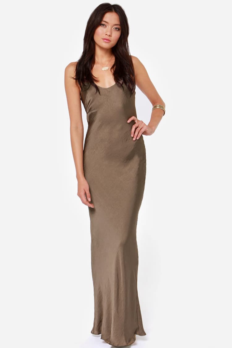 Sexy Brown Dress - Sable Brown Dress - Maxi Dress - $59.00 - Lulus