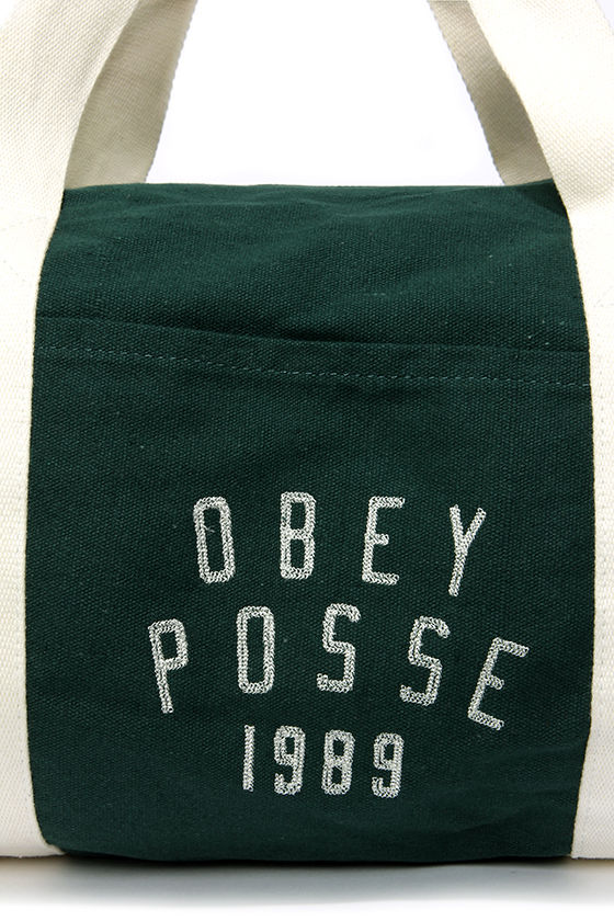 Obey Kenyon Forest Green Bag Duffle Bag 57.00