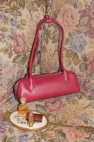 Sloane Red East-West Shoulder Bag 1