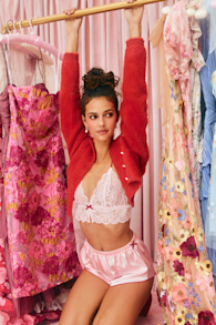 Camali Light Pink Two-Piece Lingerie Pajama Set 6