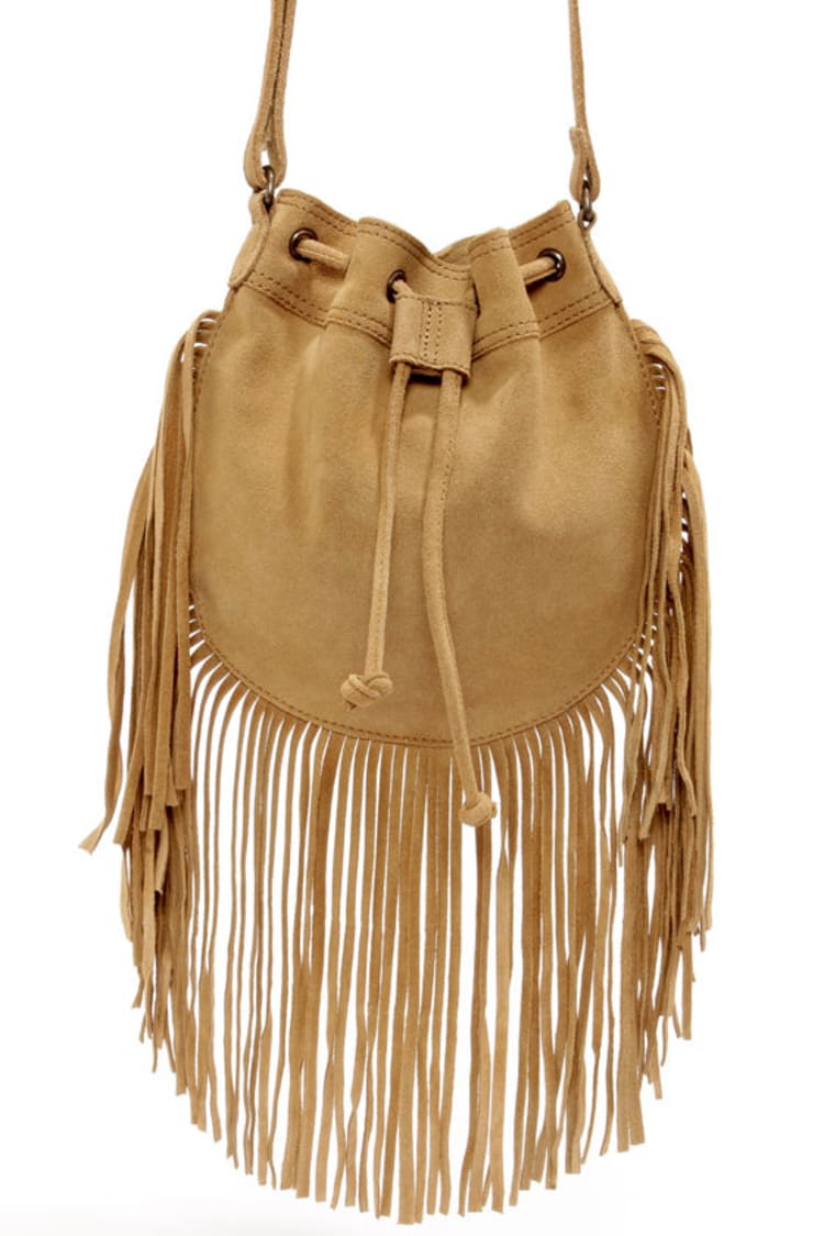 RVCA Piper - Hobo Bag - Suede Purse - Brown Purse - Fringe Purse - $54.00 -  Lulus