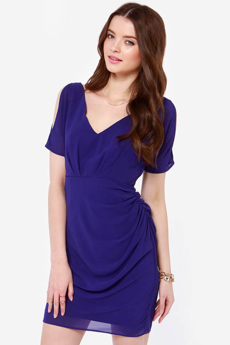 Private Party Indigo Blue Dress