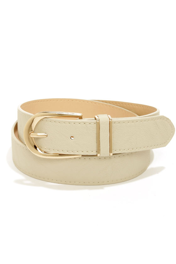 Cute Taupe Belt - Vegan Leather Belt - $13.00 - Lulus