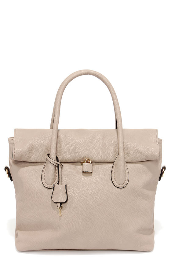 Chic Taupe Handbag - Taupe Bag - Taupe Purse - $39.00 - Lulus