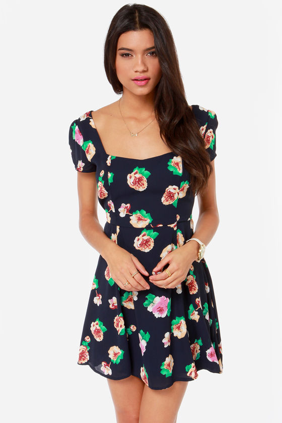 Gaspar Lucca denim dress blue