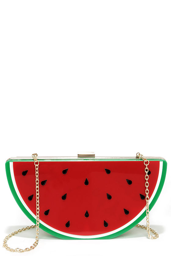 美品kate spadeスイカ クラッチバッグWatermelon Clutch Kate Spade New York Make A Splash Watermelon Clutch