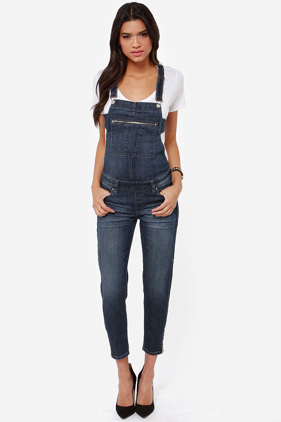 Blank NYC Crossover-All - Denim Overalls - Blue Overalls - $103.00