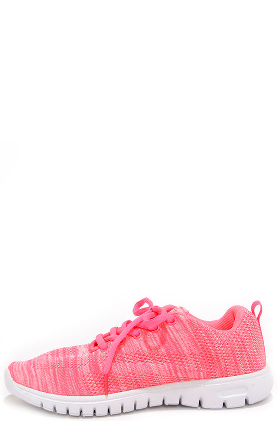 neon pink trainers ladies
