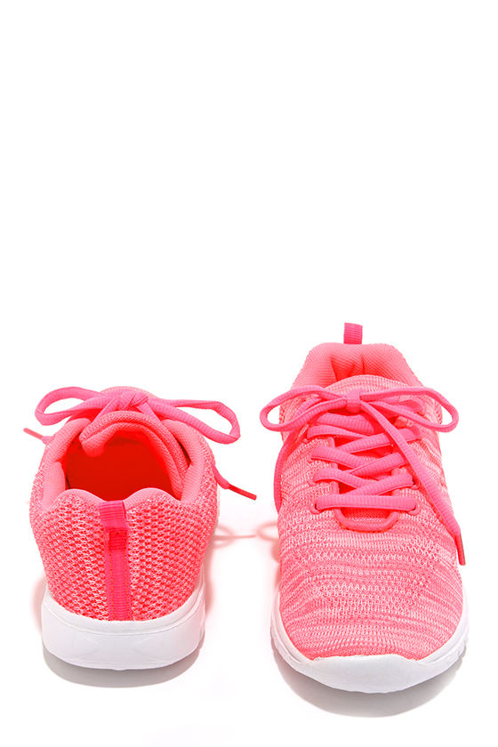 neon pink trainers ladies