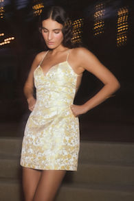 ED1541: YELLOW/GREEN FLORAL 5