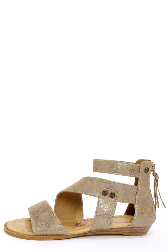 Cute Bronze Sandals - Gladiator Sandals - Metallic Shoes - $51.00 - Lulus