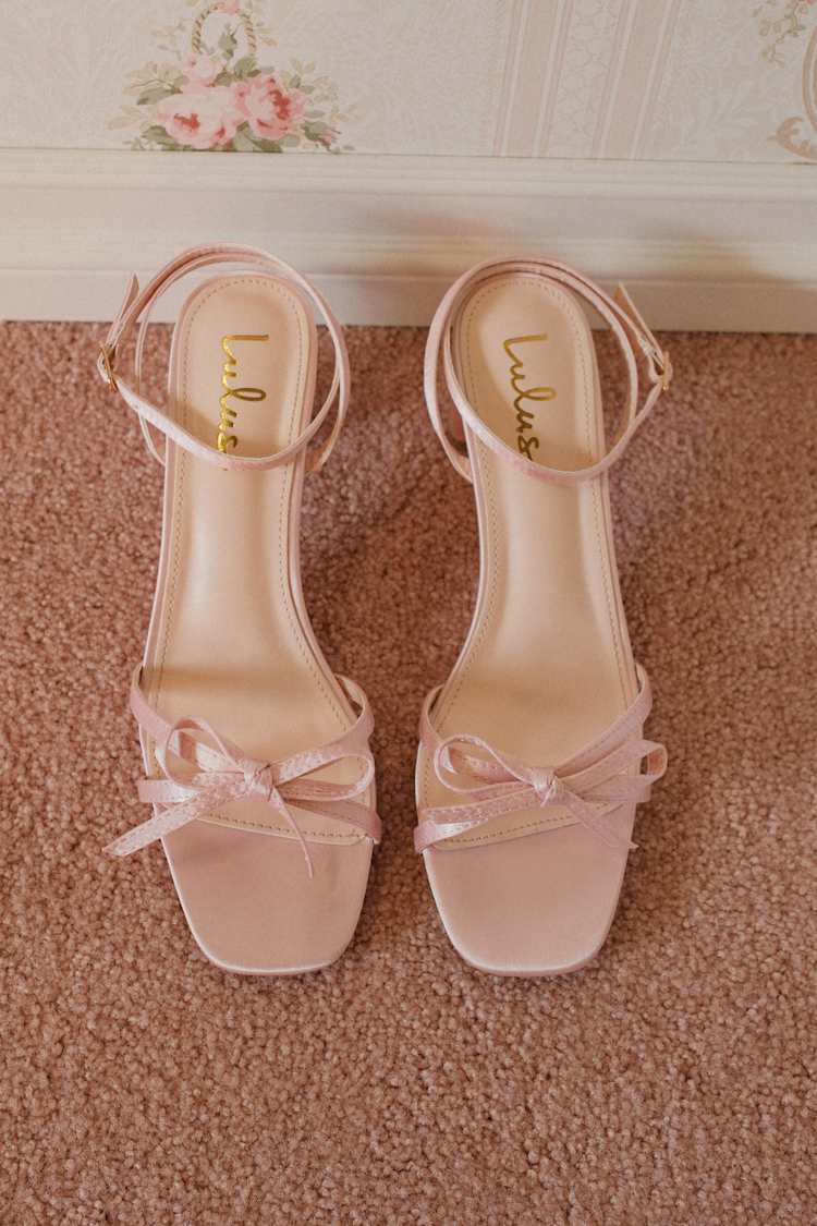 Pink Satin Bow Ankle Strap High Heel Sandals | Womens | 11 (Available in 8, 7.5, 7, 6.5, 6, 5.5, 5, 9, 8.5, 10) | Lulus Pink Satin Bow Ankle Strap High Heel Sandals | Womens | 11 (Available in 8, 7.5, 7, 6.5, 6, 5.5, 5, 9, 8.5, 10) | Lulus