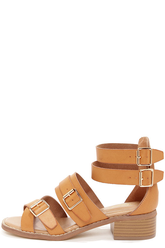 barely there tan sandals