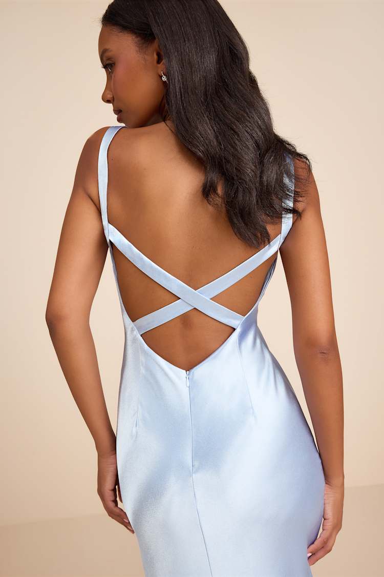 princess polly baby blue dress Luxe Lookbook Burgundy V‑Neck Midi Dress – sunfere