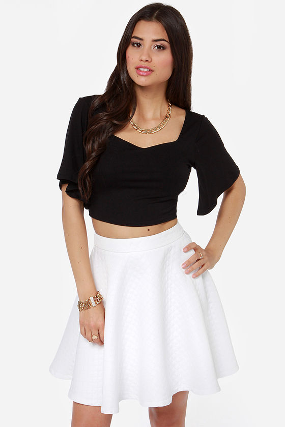 Sexy Black Top - Crop Top - Backless Top - $32.00