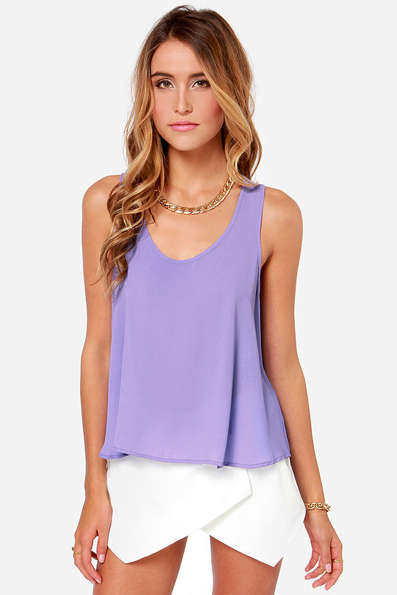 Cute Lavender Top - Tank Top - Purple Top - $26.00 - Lulus