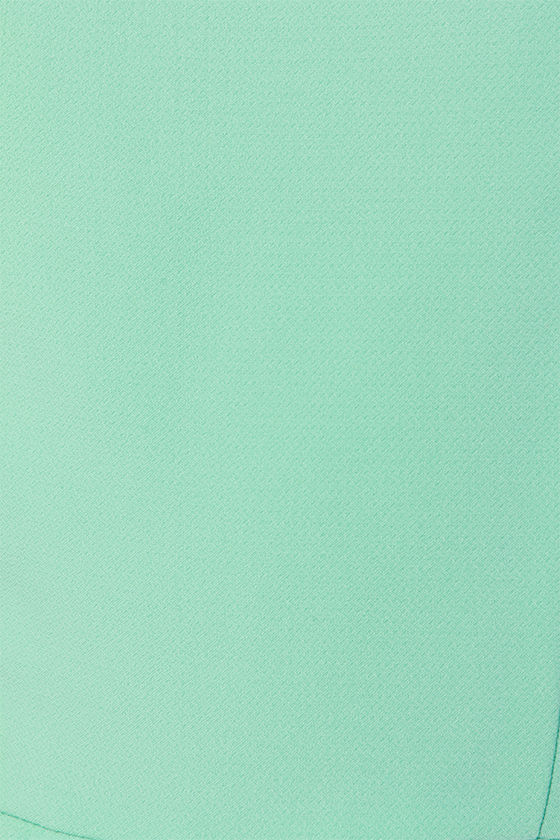 Cute Mint Green Romper - Envelope Skort - Chic Sleeveless Romper - $79.00