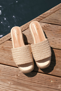 O'Ahu 2 Natural Espadrille Platforms 1