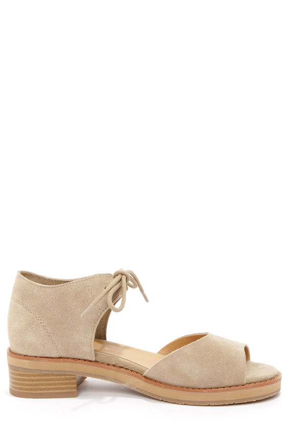 Cute Suede Sandals - Taupe Sandals - Taupe Shoes - $83.00