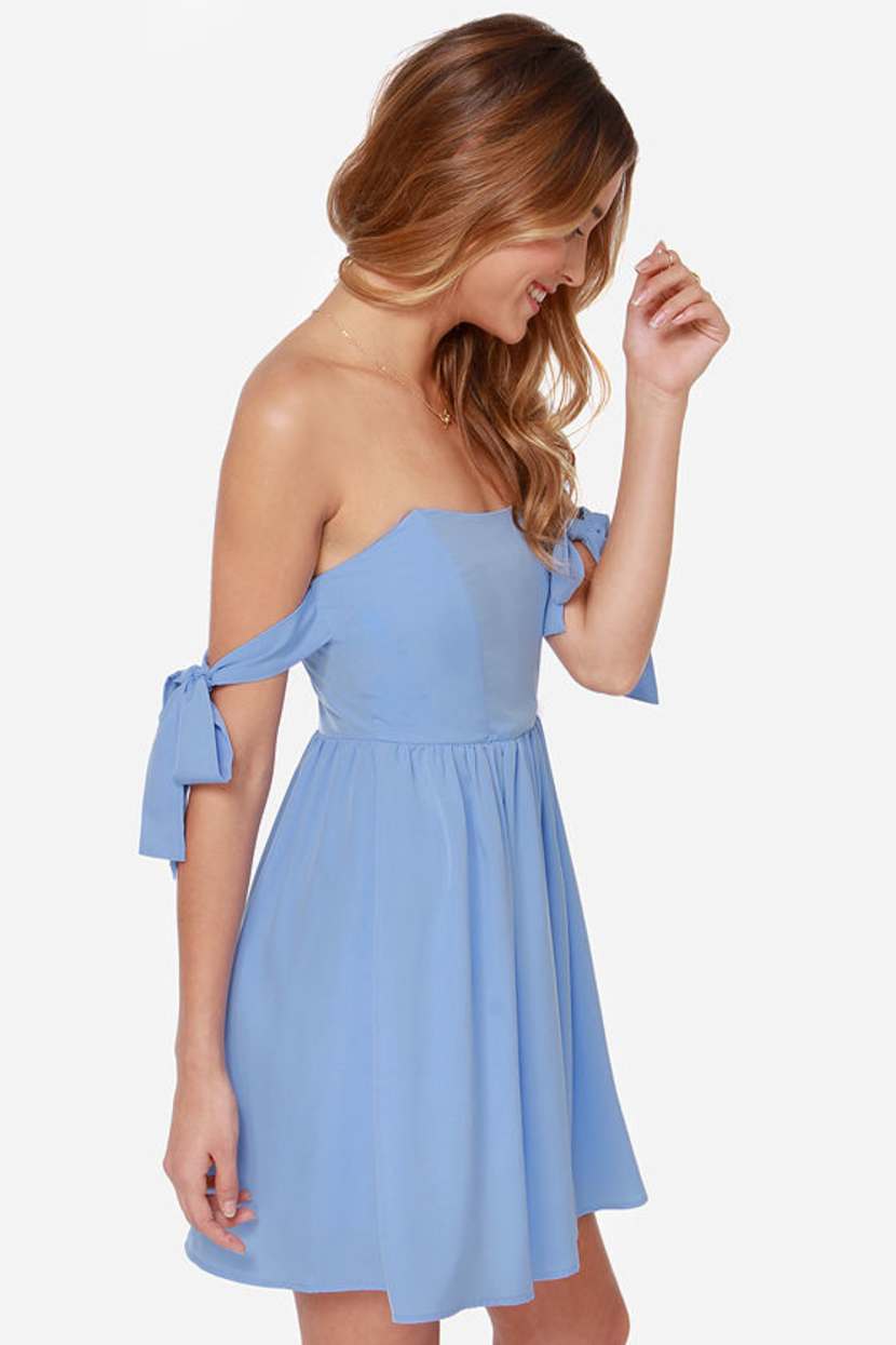 periwinkle off the shoulder dress Ashley Lauren 4702 Beaded Cocktail Dress Off Shoulder Beads Short