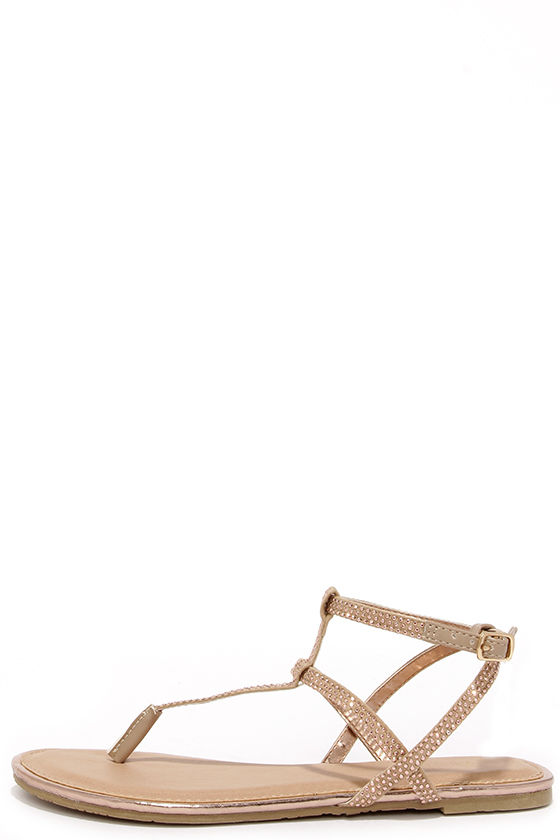 cute bedazzled sandals