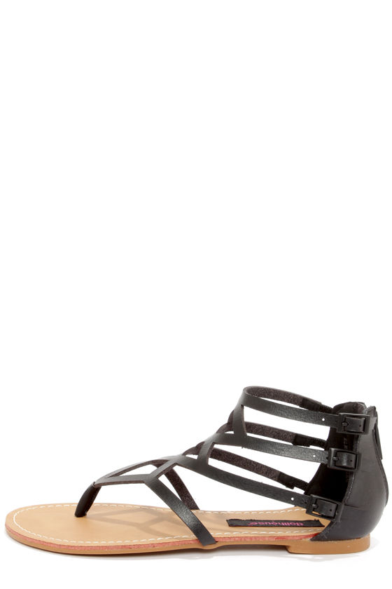 Cute Black Sandals - Gladiator Sandals - Thong Sandals - $28.00 - Lulus