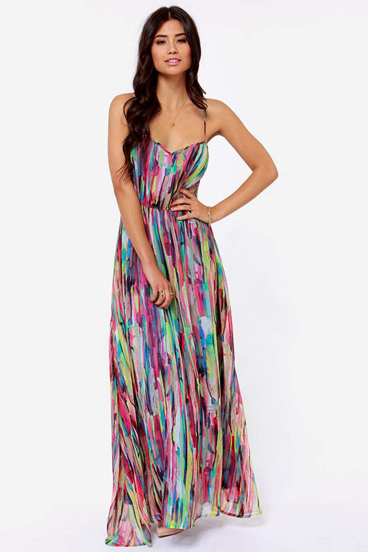 Jack by BB Dakota Rayna - Maxi Dress - Print Dress - $71.00 - Lulus