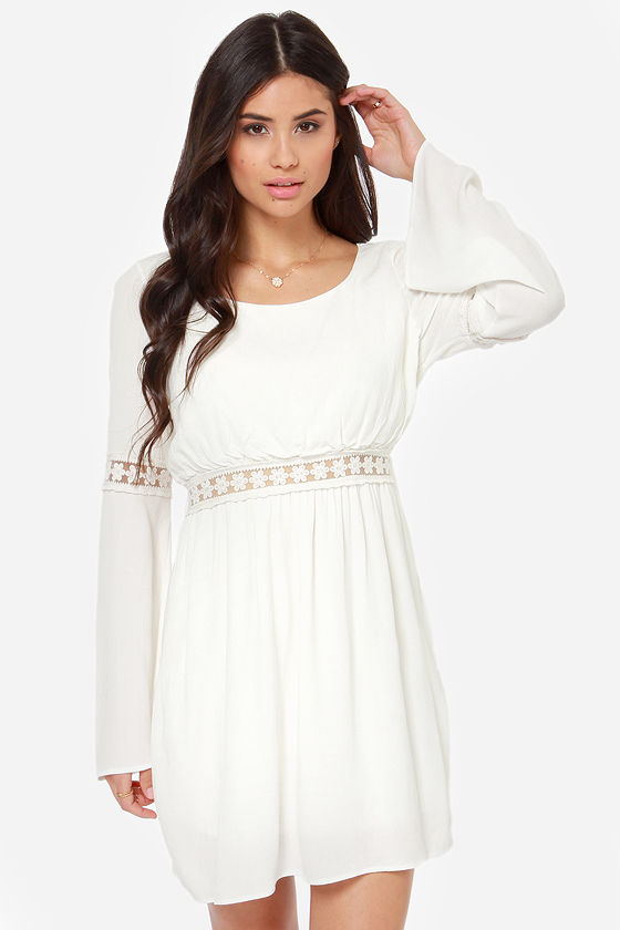 lace hippie dress