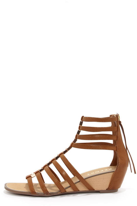 Stylish Gladiator Sandals - Tan Sandals - Tan Wedges - $59.00 - Lulus