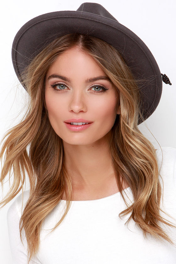 Taupe Hat Wool Hat Fedora Hat 34.00 Lulus