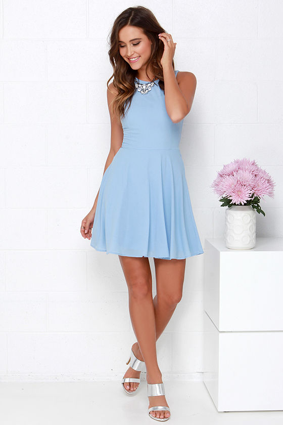 light baby blue dress