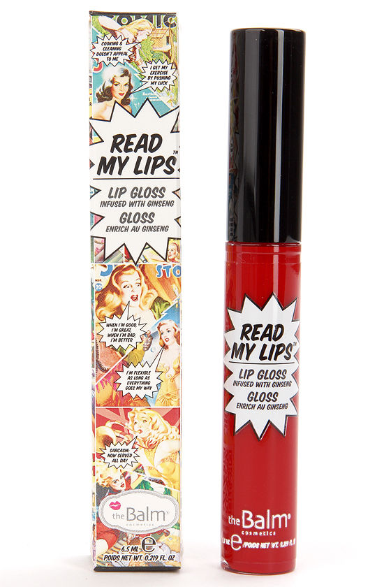 The Balm Read My Lips Wow! Red Lip Gloss