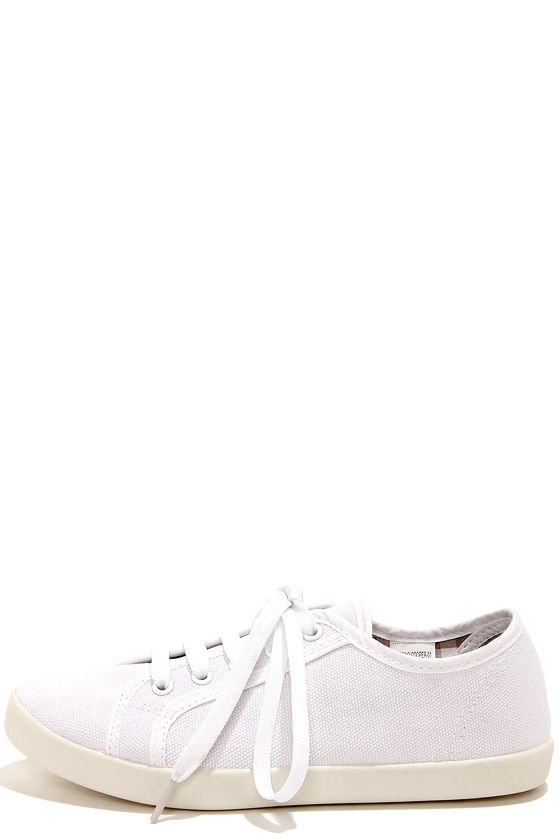 Cute White Sneakers - Lace-Up Sneakers - White Shoes - $17.00 - Lulus