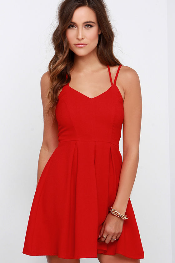 i need a red dress