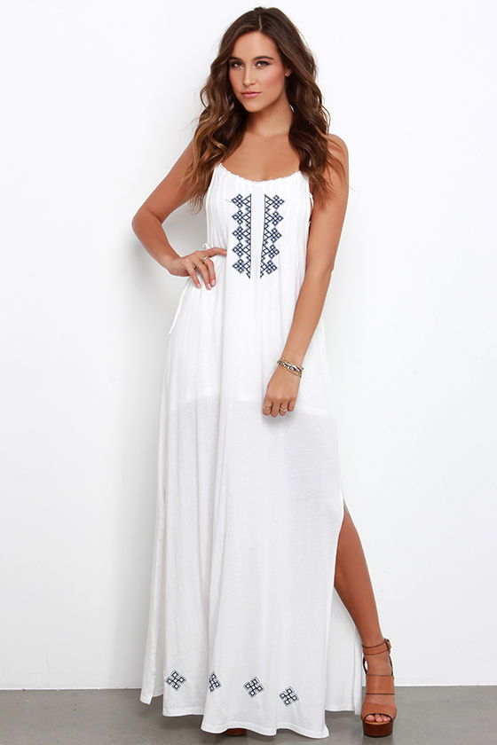 Gentle Fawn Maui Dress - Maxi Dress - Embroidered Dress - $97.00 - Lulus