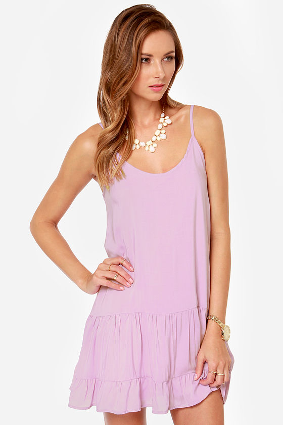 lilac babydoll dress