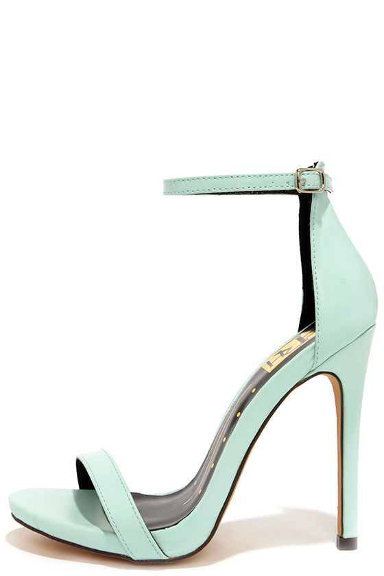 mint heels shoes