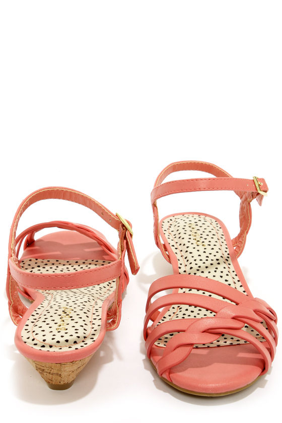 bamboo hot pink sandals