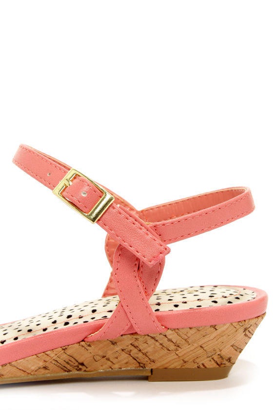 strappy pink sandals