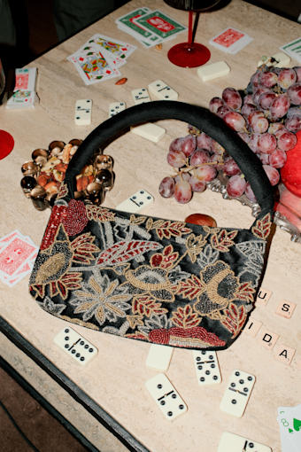 Demeter Black Beaded Bag 1