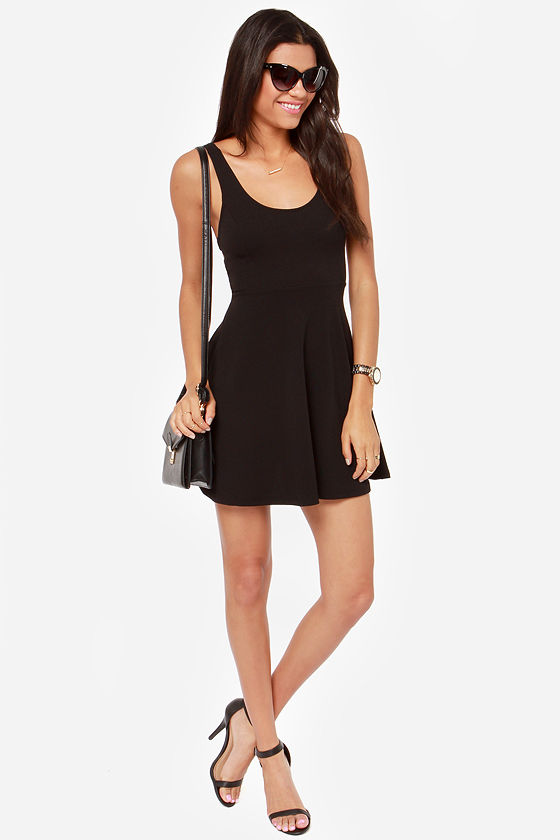 Cute Black Dress - Little Black Dress - Caged Dress - $37.00