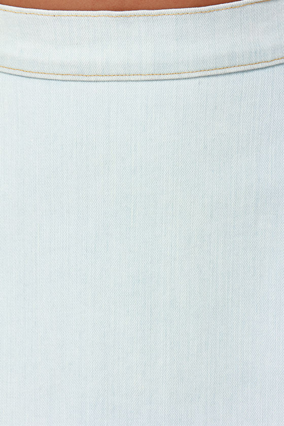 Chambray Nylon Shimmer Midi Skirt（ls52496S） main image 0