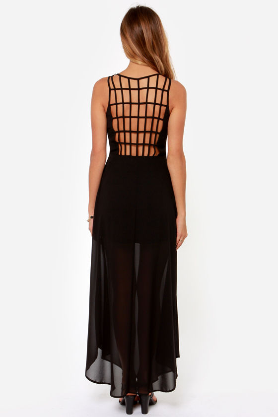 Beautiful Black Dress - Backless Dress - Maxi Dress - $47.00