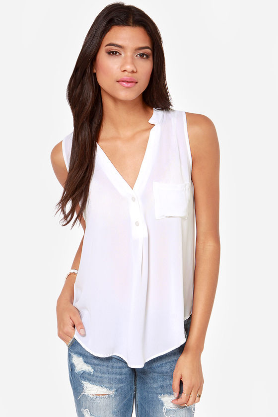Adore You Ivory Tank Top - $29 : Fashion at Lulus.com