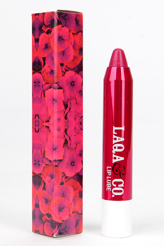LAQA & Co. Golly Gee Whiz Sheer Red Lip Lube Pencil 2