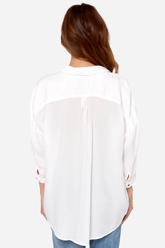Cute Ivory Top Ivory Shirt ButtonUp Top 67.00