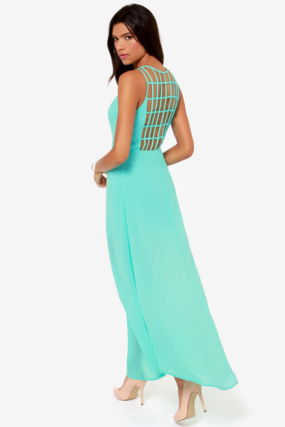 dark aqua dress