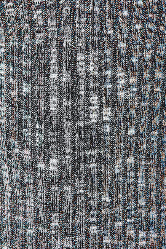 Speck of Truth Ribbed Grey Dress